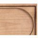 Reclaimed Pine Wood Sideboard with Eclectic Door Design